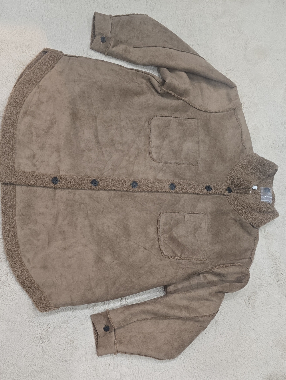 Maurices Tan Sherpa-Lined Bomber Jacket